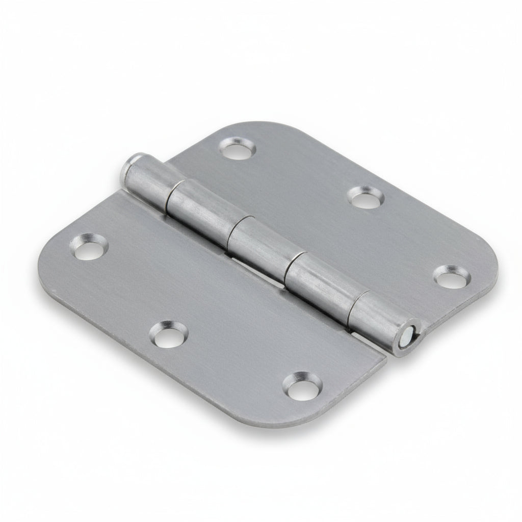 Silverline DH5001 | 3-1/2 in. x 5/8 in. Radius Residential Butt Door Hinge | Various Finishes (Set of 2)