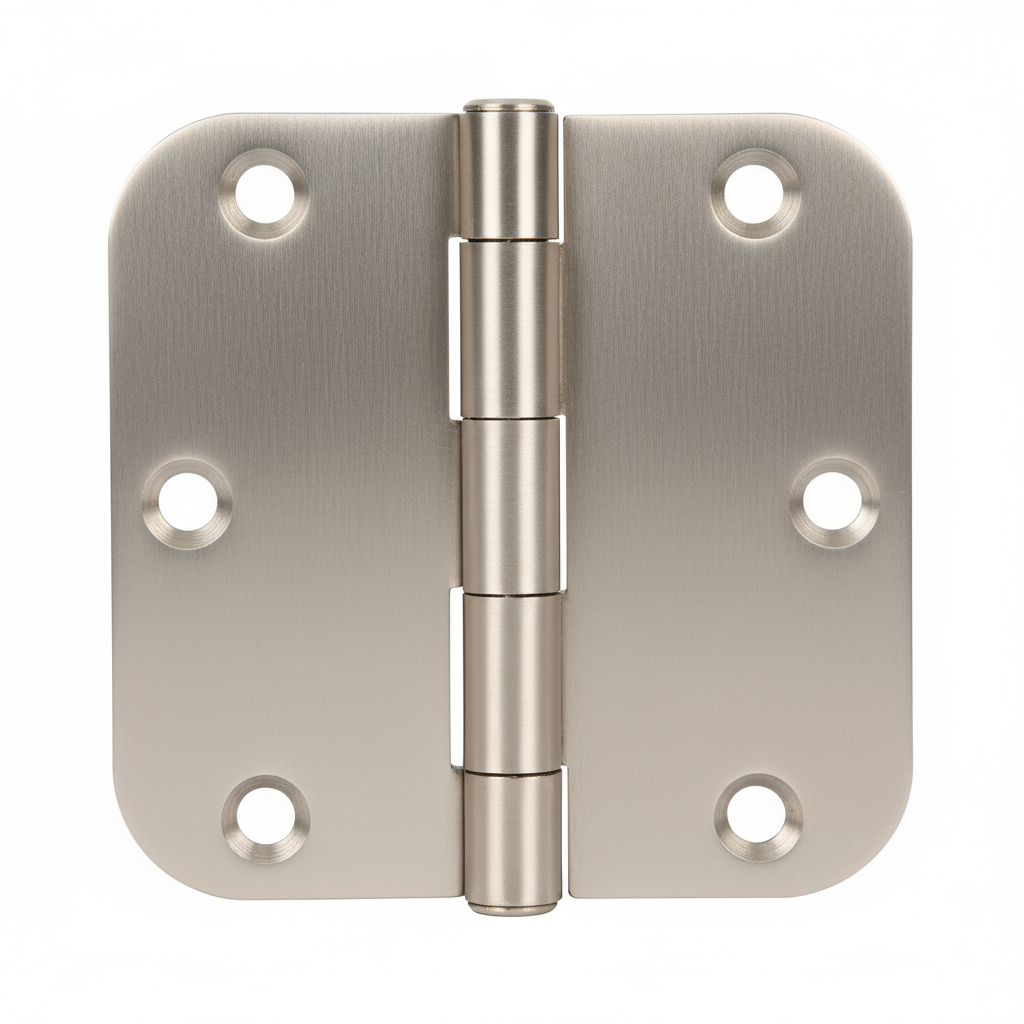 Silverline DH5001 | 3-1/2 in. x 5/8 in. Radius Residential Butt Door Hinge | Various Finishes (Set of 2)