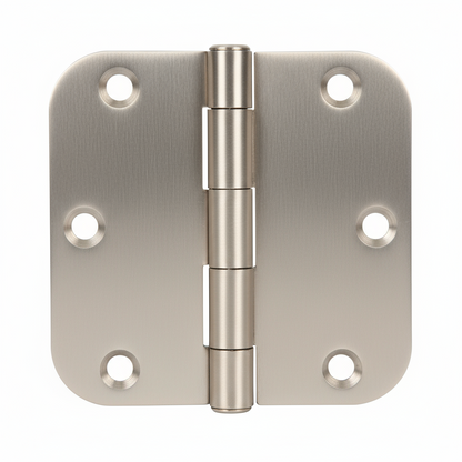 Silverline DH5001 | 3-1/2 in. x 5/8 in. Radius Residential Butt Door Hinge | Various Finishes (Set of 2)