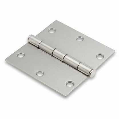 Silverline DH5002 | Square Radius Commercial Butt Door Hinge | Various Sizes (Set of 2)