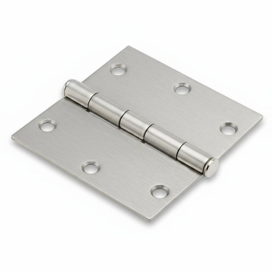 Silverline DH5002 | Square Radius Commercial Butt Door Hinge | Various Sizes (Set of 2)