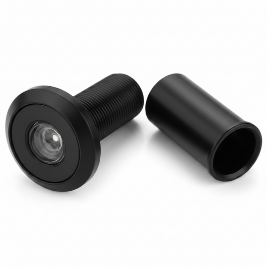 Silverline DV01 | 200 Degrees Solid Brass Glass Lens Door Viewer | Satin Nickel/ Black/ Antique Copper