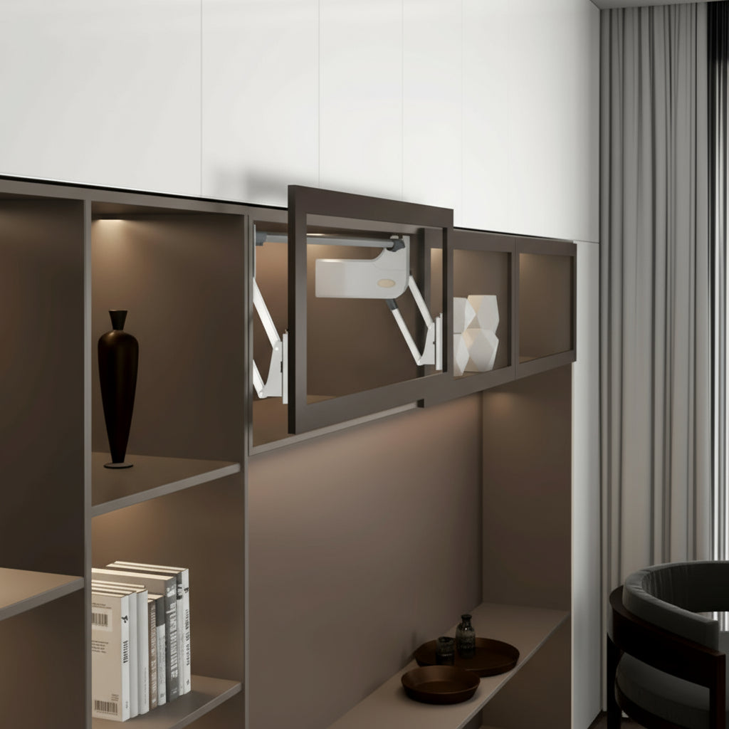 Silverline EasyLift G219 | Soft-Close Free-Stop Vertical Lift System for Upper Cabinets (1 Pair)