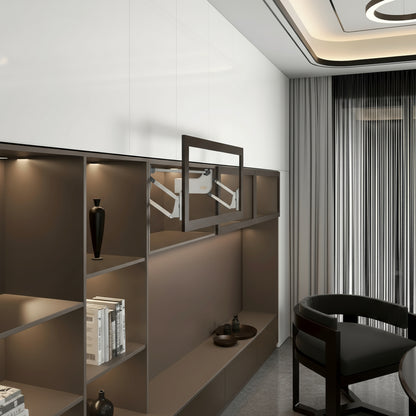 Silverline EasyLift G219 | Soft-Close Free-Stop Vertical Lift System for Upper Cabinets (1 Pair)