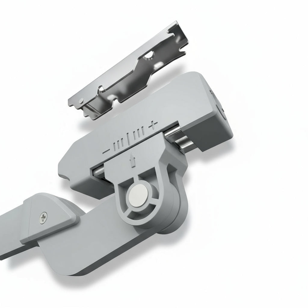 Silverline EasyLift G235 | Soft-Close Bi-Fold Lift System for Double Panel Doors (1 Pair)