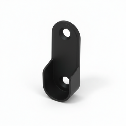 Silverline G2701 | Closet Pole Socket End Support for Oval Closet Rod | Various Finishes (Set of 4)