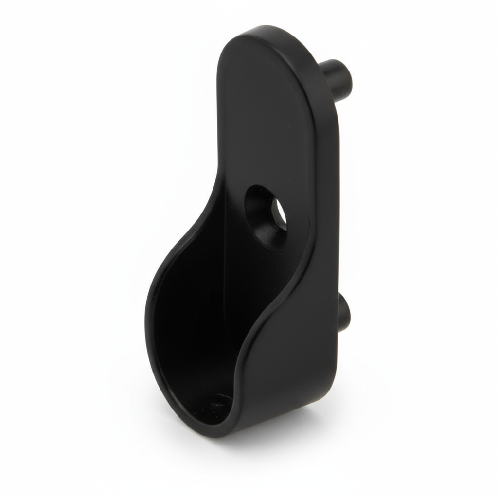 Silverline G2701P | Closet Pole Socket End Support for Oval Closet Rod with Pins | Various Finishes (Set of 4)