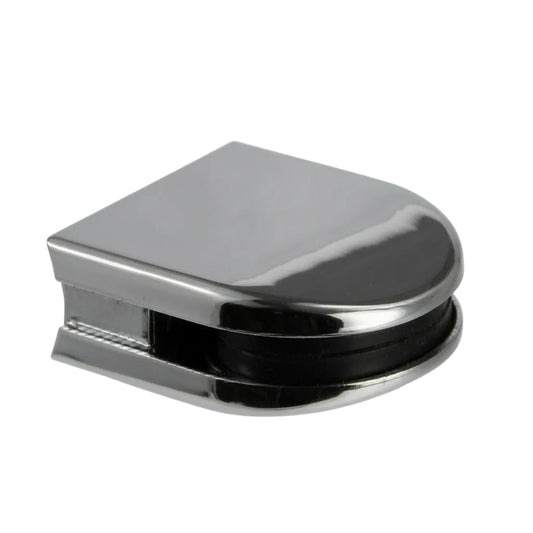 Silverline GH32B | Back-Bent Glass Clamp for 1-1/2" Thick Glass | Various Finishes