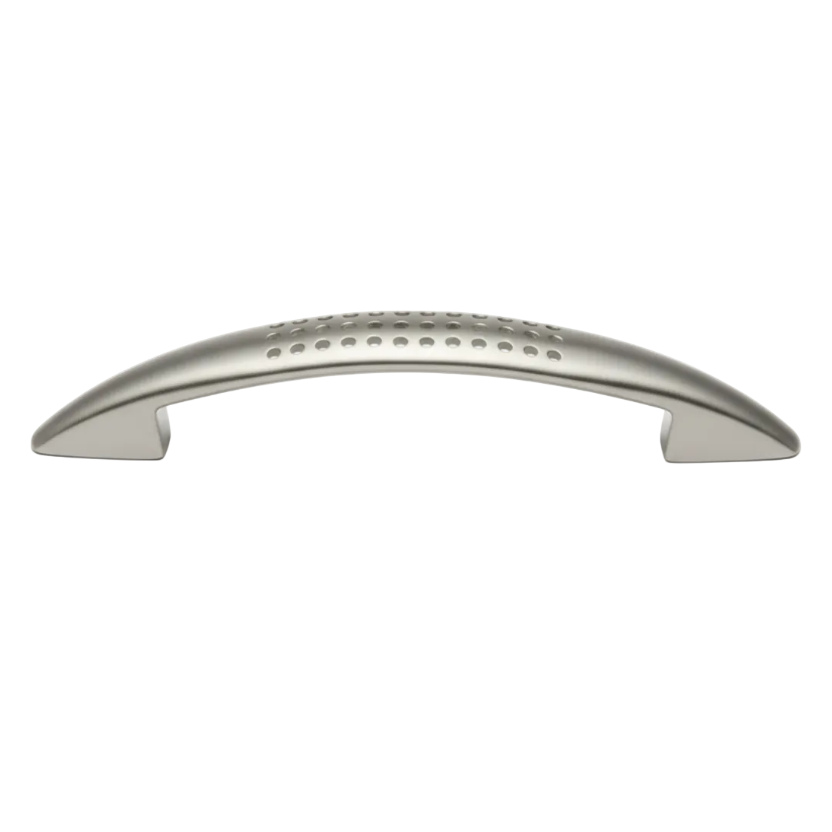 Silverline H2002 | Centers 3-3/4 in. Sleek Contemporary Arch Pull in Satin Chrome