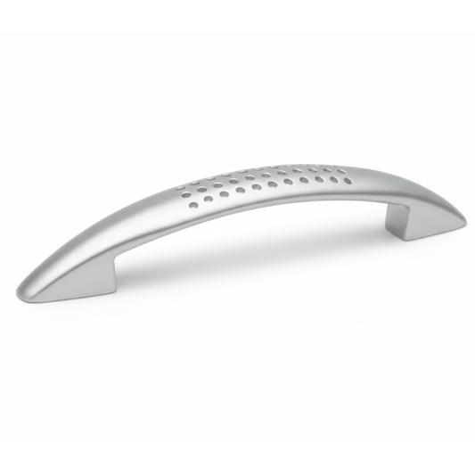 Silverline H2002 | Centers 3-3/4 in. Sleek Contemporary Arch Pull in Satin Chrome