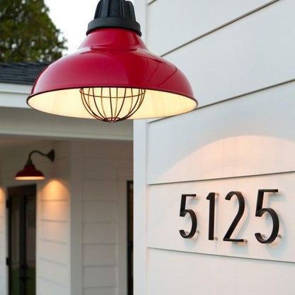 Silverline HN5008 | Floating House Numbers (#0-#9, A-B) in Matte Black