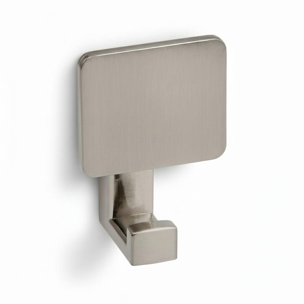 Silverline J2701 | Single Robe Hook Rectangular Base