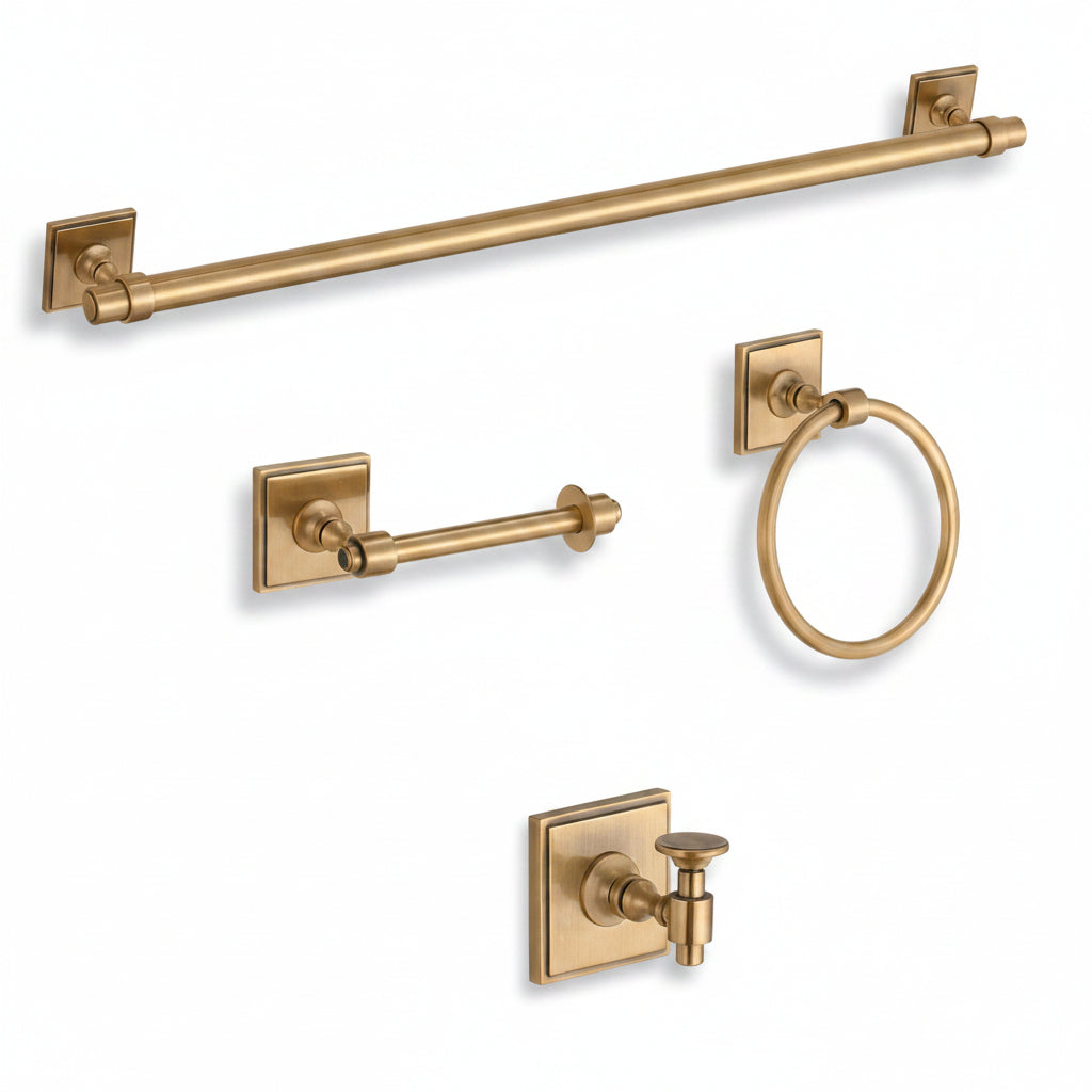 BuildIt Jura Collection | Stainless Steel 304 Bathroom Accessories | Brushed Gold Bronze