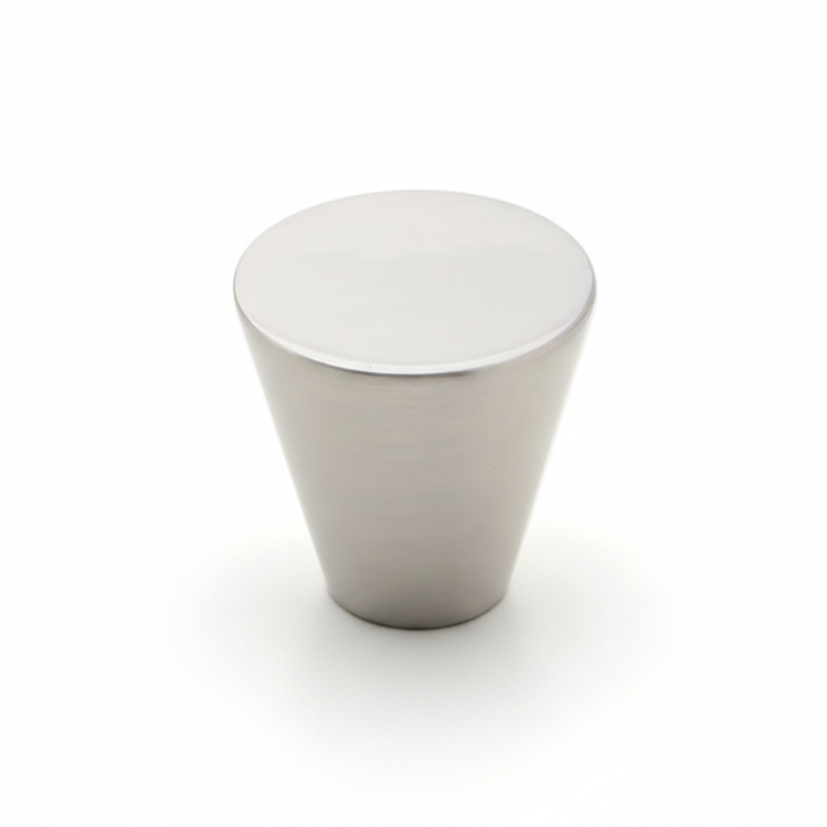 Silverline K2008 | Diameter 1" Elegant Contemporary Flat Cone Knob