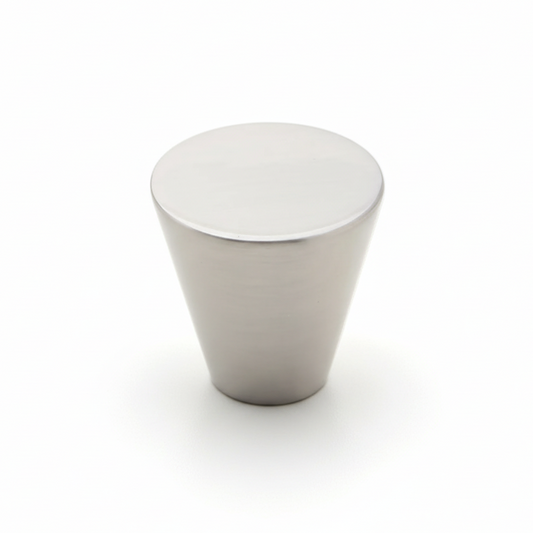 Silverline K2008 | Diameter 1" Elegant Contemporary Flat Cone Knob