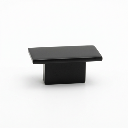 Silverline K2027 | 1-9/16 in. Long Contemporary Elegant Cabinet Knob | Satin Nickel/ Matte Black/ Honey Bronze
