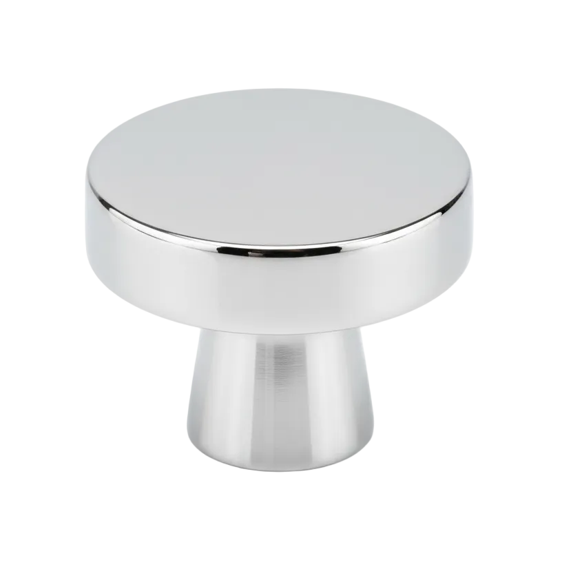 Silverline K2037 | Diameter 1-1/4 in. Contemporary Elegant Round Knob | Various Finishes