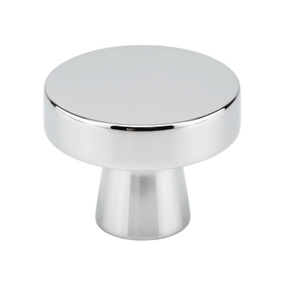 Silverline K2037 | Diameter 1-1/4 in. Contemporary Elegant Round Knob | Various Finishes