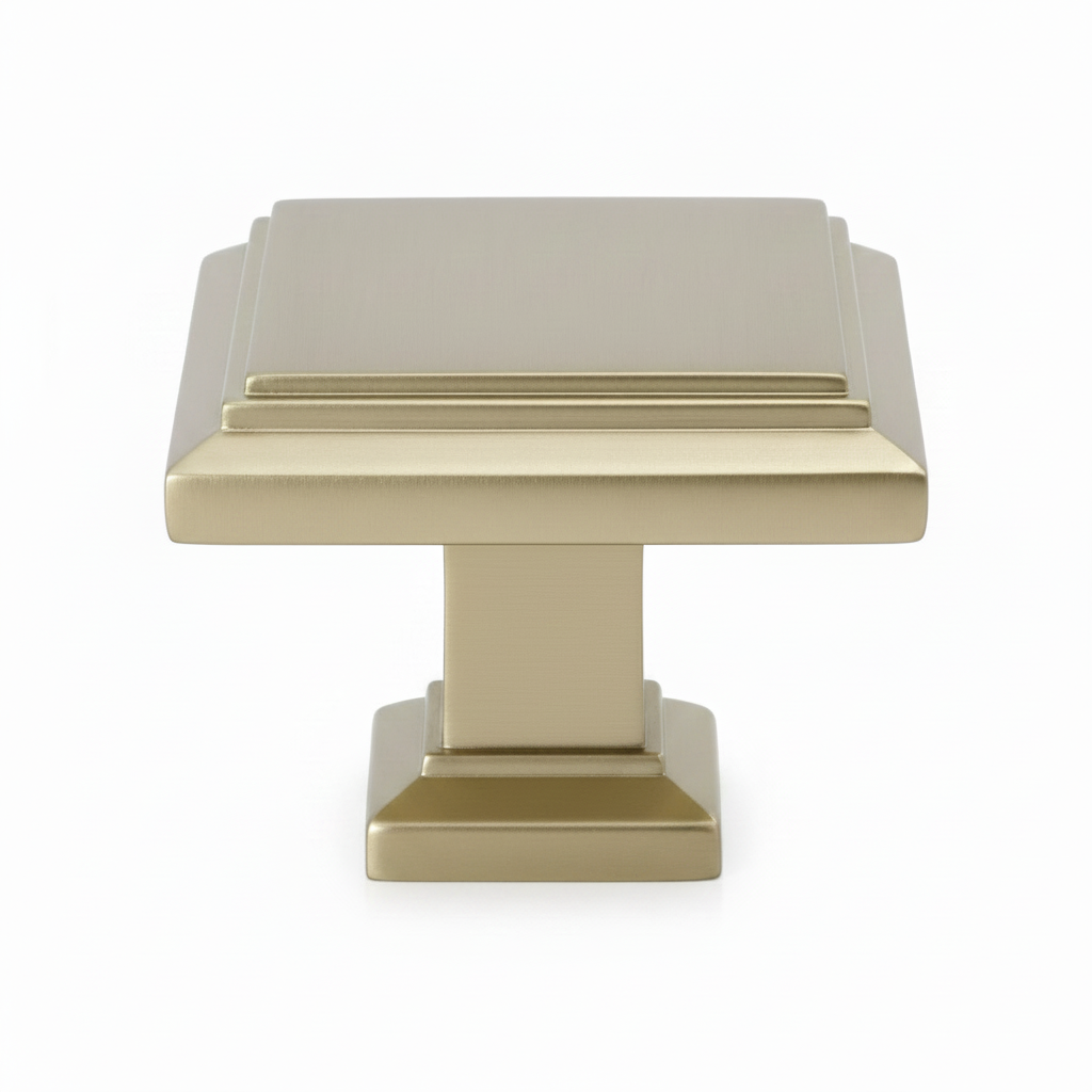 Silverline K2043 | 1-1/4 in. Contemporary Elegant Cabinet Knob | Honey Bronze