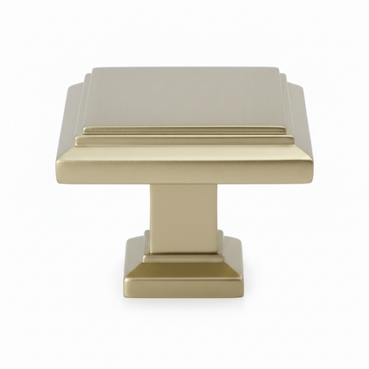 Silverline K2043 | 1-1/4 in. Contemporary Elegant Cabinet Knob | Honey Bronze