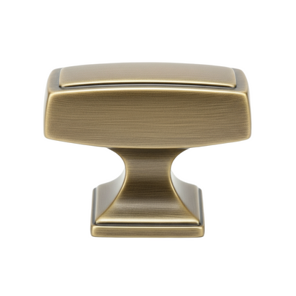 Silverline K2044 | 1-7/16 in. Long Contemporary Elegant Cabinet Knob in Champagne Bronze