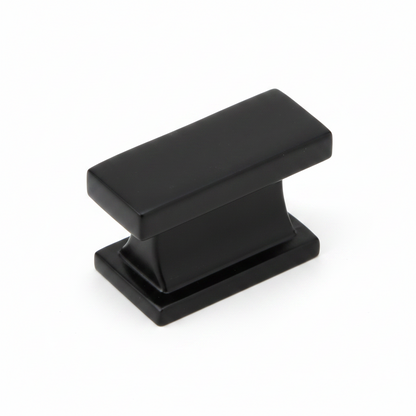 Silverline K2070 | 1-7/16 in. Contemporary Elegant Cabinet Knob | Matte Black