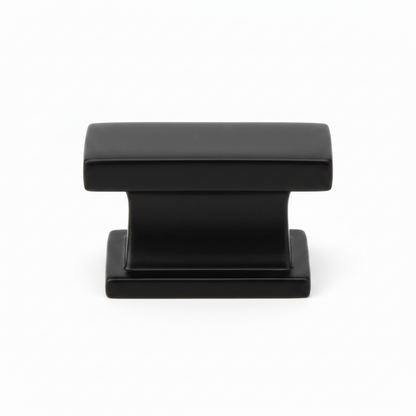 Silverline K2070 | 1-7/16 in. Contemporary Elegant Cabinet Knob | Matte Black