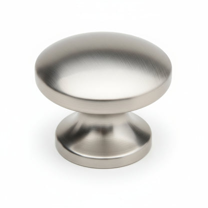 Silverline K2203 | Diameter 1 in. Contemporary Elegant Round Knob in Satin Nickel