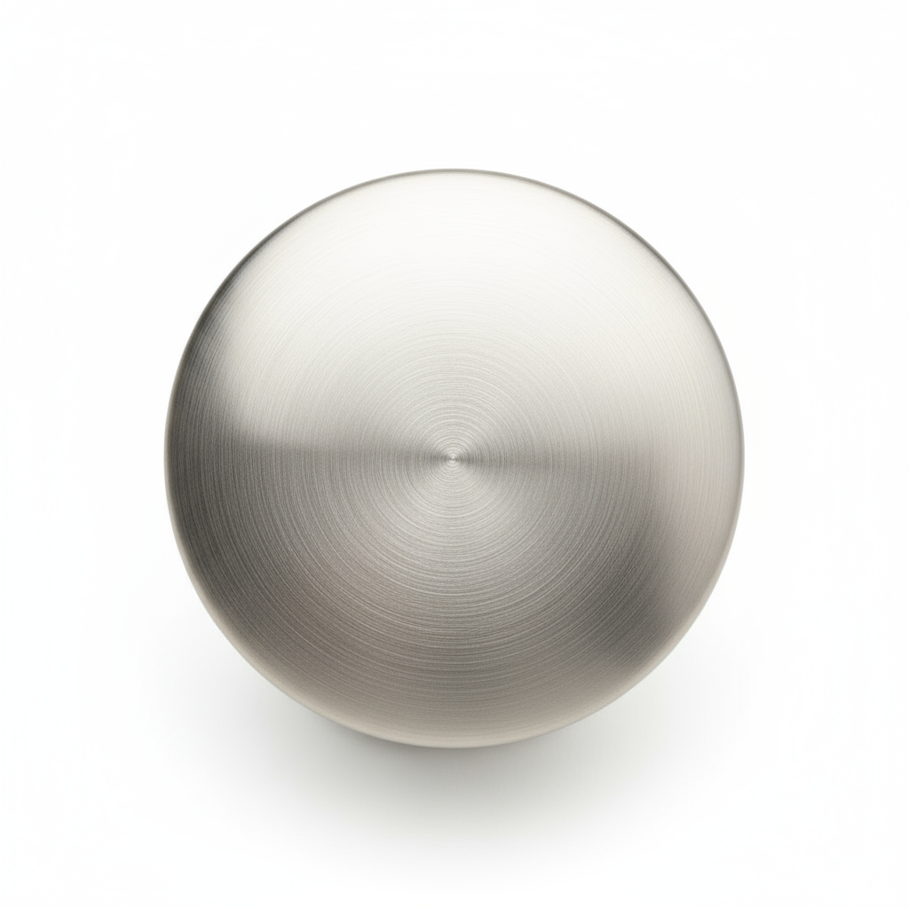 Silverline K2203 | Diameter 1 in. Contemporary Elegant Round Knob in Satin Nickel