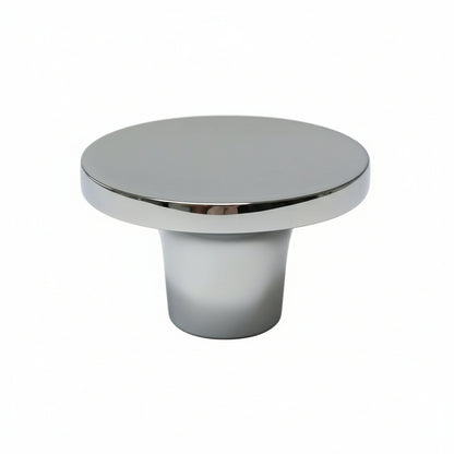 Silverline K2285 | Diameter 1 in. Contemporary Round Flat Surface Cabinet Knob in Polished Chrome