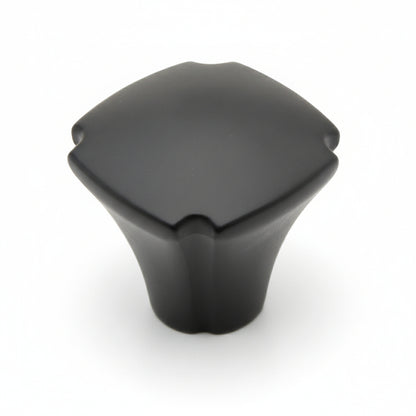 Silverline K4032 | 1-1/8 in. Contemporary Elegant Cabinet Knob in Matte Black