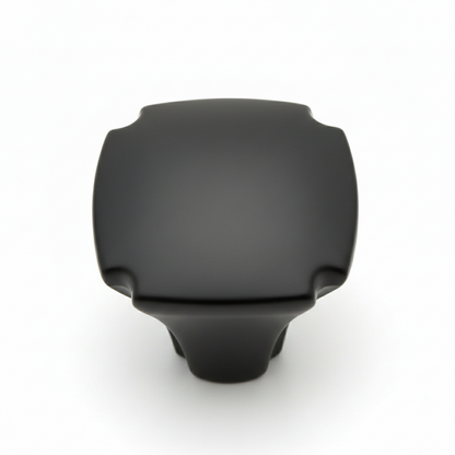Silverline K4032 | 1-1/8 in. Contemporary Elegant Cabinet Knob in Matte Black