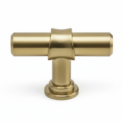 Silverline K5201 | 1-13/16 in. Long Contemporary Elegant Cabinet Knob in Honey Bronze