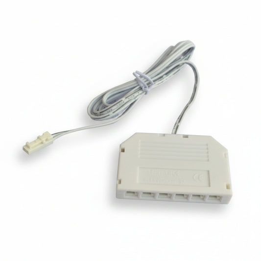 6-Port LED Distributor | 3.3 ft Distribution Cable | Low-Voltage Cabinet Lighting Splitter