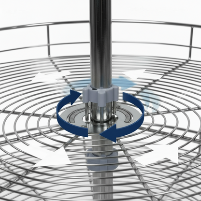 Silverline LSK | Kidney Shaped Two-Shelf Wire Lazy Susans for Base Corner Cabinet