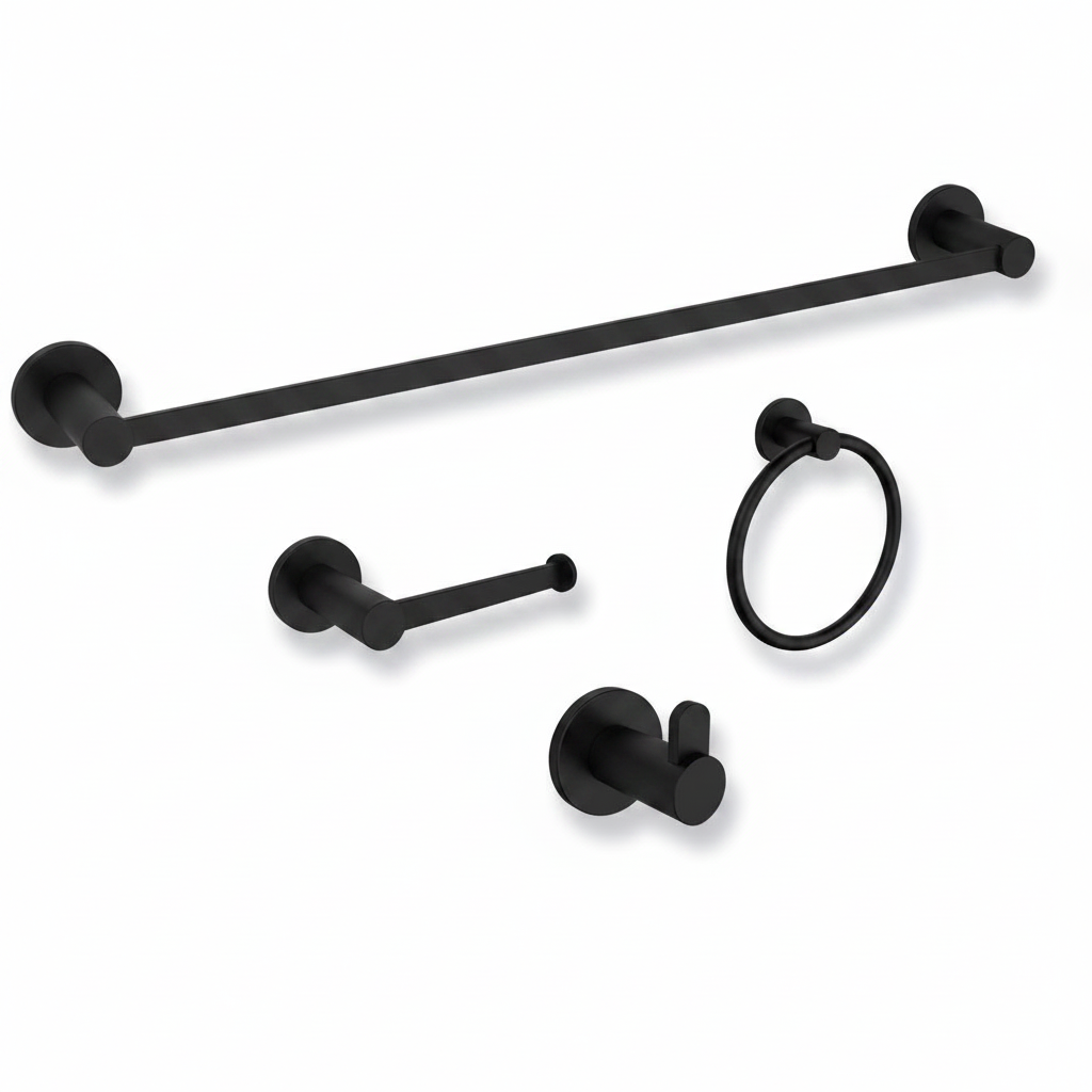 BuildIt Lenton Collection | Stainless Steel 304 Bathroom Accessories | Satin Nickel/ Matte Black/ Polished Chrome