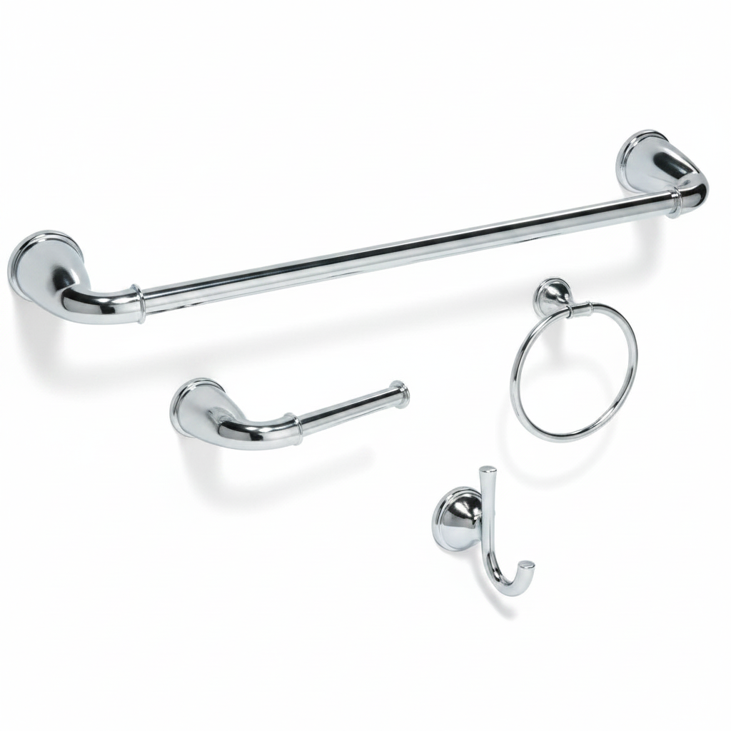 BuildIt Northwood Collection | Stainless Steel 304 Bathroom Accessories | Satin Nickel / Polished Chrome