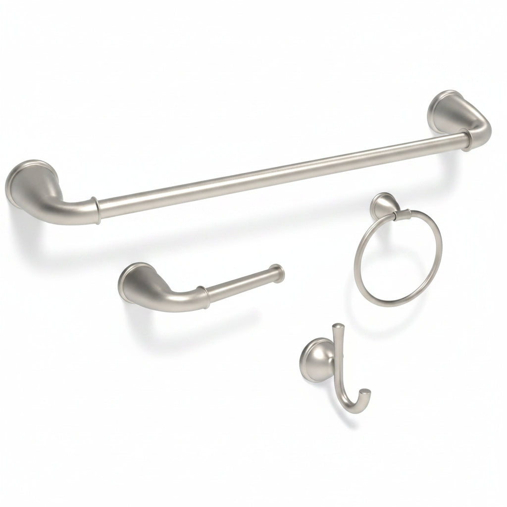 BuildIt Northwood Collection | Stainless Steel 304 Bathroom Accessories | Satin Nickel / Polished Chrome