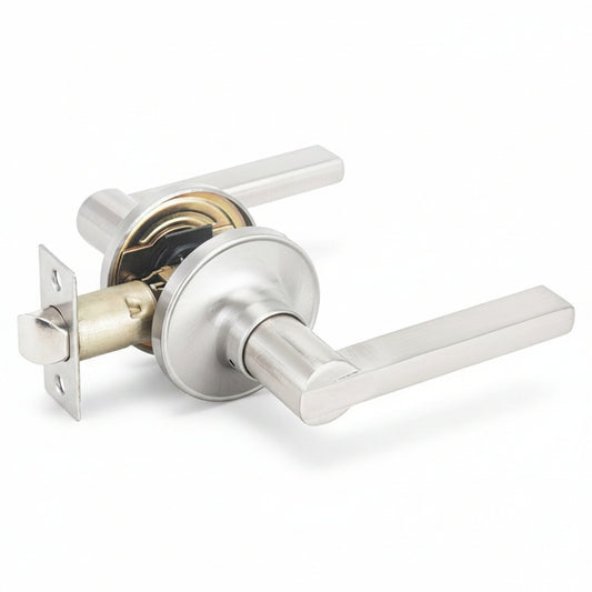 STG Northwood Collection | Grade 3 Door Lever | Privacy, Passage & Entrance | Matte Black / Satin Nickel