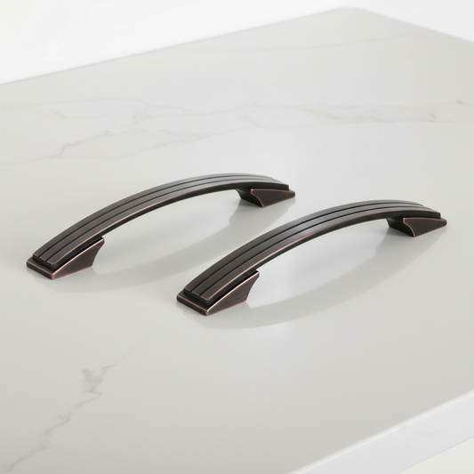 Silverline P2027 | Centers 5-1/16 in. Contemporary Arch Pull in Oil Rubbed Bronze