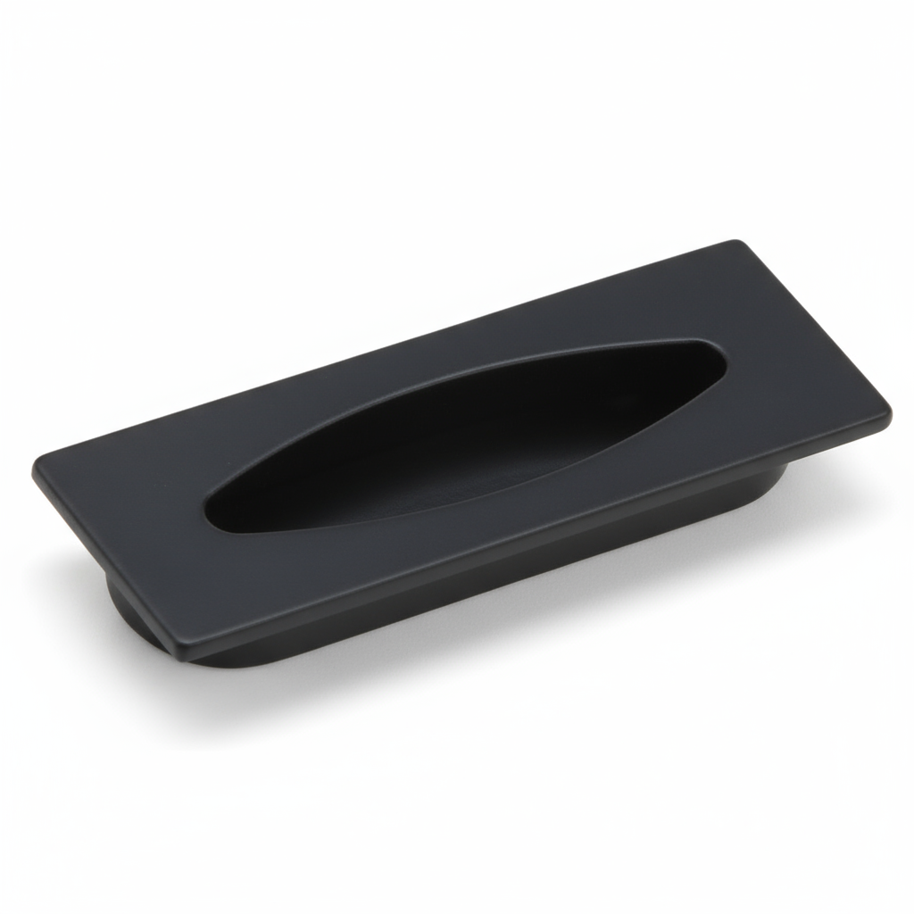 Silverline P2036 Recessed Pull Flush Slide Cabinet Hardware - amerfithardware