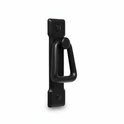 Silverline P2049 | Centers 2-1/2 in. Mission Bail Pull Knocker Style in Matte Black