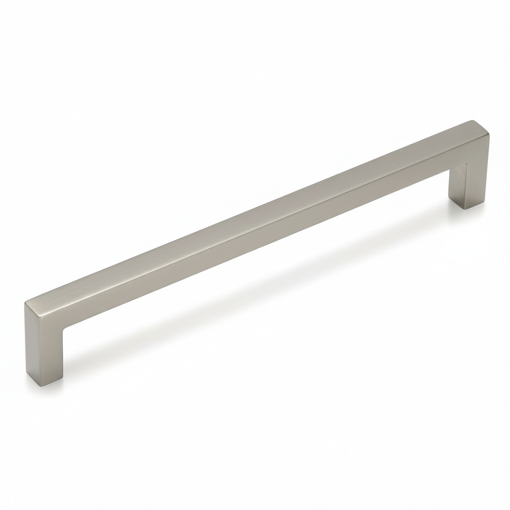 Silverline P2060 | 3/8 in. x 3/8 in. Solid Modern Square Bar Pulls | Various Sizes & Finishes