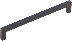 Silverline P2060 - 5-2/5 inch (138mm) Zinc Alloy Contemporary Modern Square Bar Pull Handle CC: 5 inch (128mm) Various Finishes
