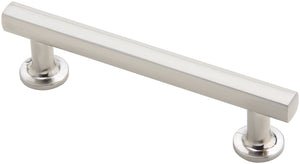 Silverline P2068 series - 4/5/6 inch Hole Centers Solid Zinc Alloy Pulls Cabinet Appliance Handle in Brushed Satin Nickel/ Mattle Black/ Polished Chrome / Champagne Bronze Finish
