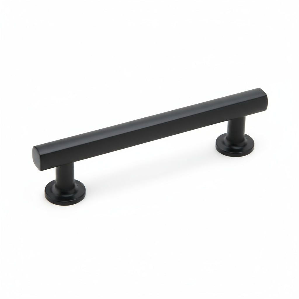 Black cabinet handle