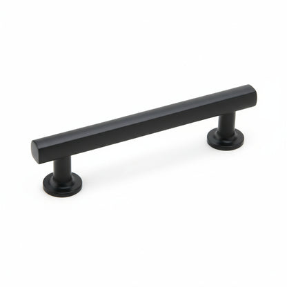 Black cabinet handle
