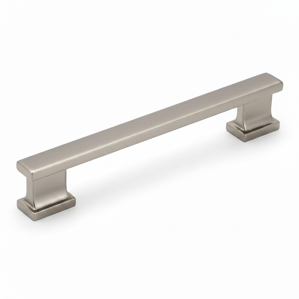 Silverline P2070 | Block Essentials Contemporary Solid Bar Pulls | Satin Nickel/ Matte Black/ Champagne Bronze