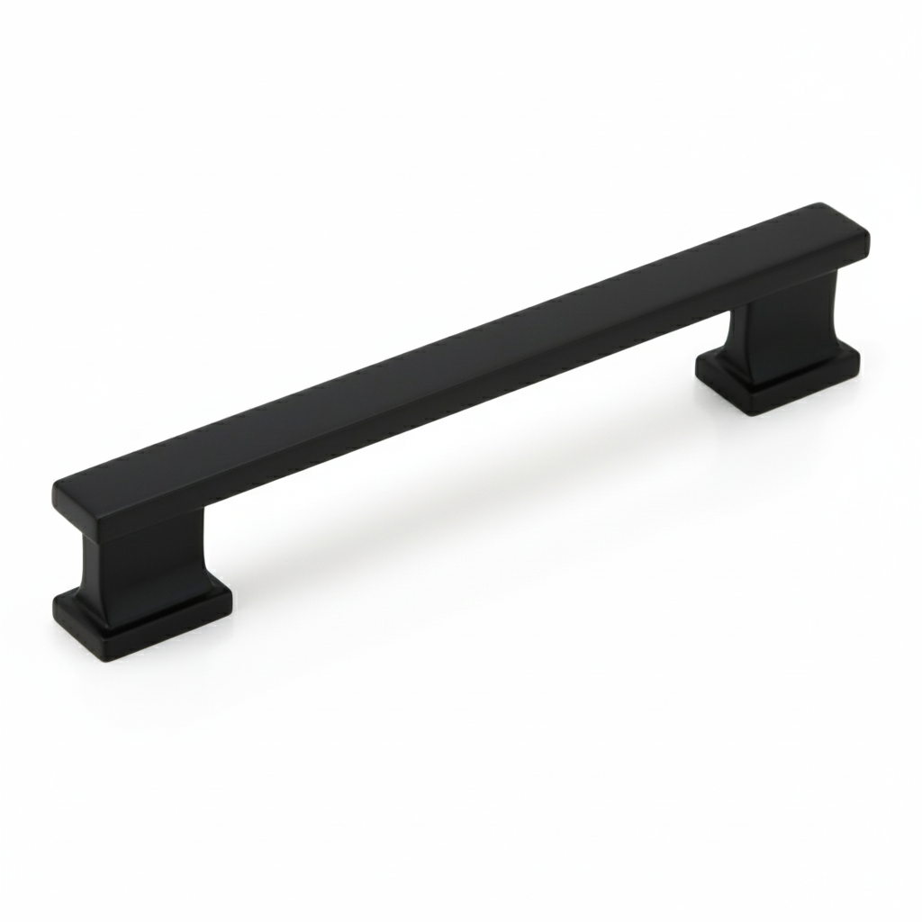 Silverline P2070 | Centers 5-1/16 in. Contemporary Solid Bar Pulls in Matte Black