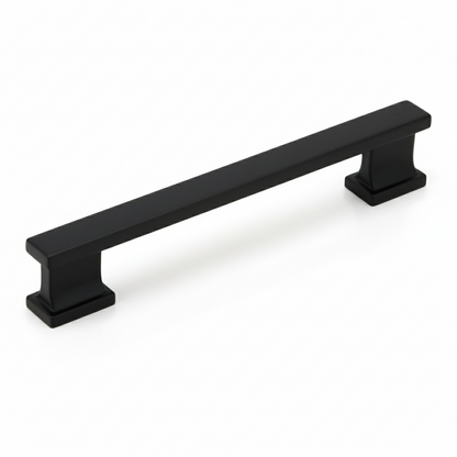Silverline P2070 | Centers 5-1/16 in. Contemporary Solid Bar Pulls in Matte Black